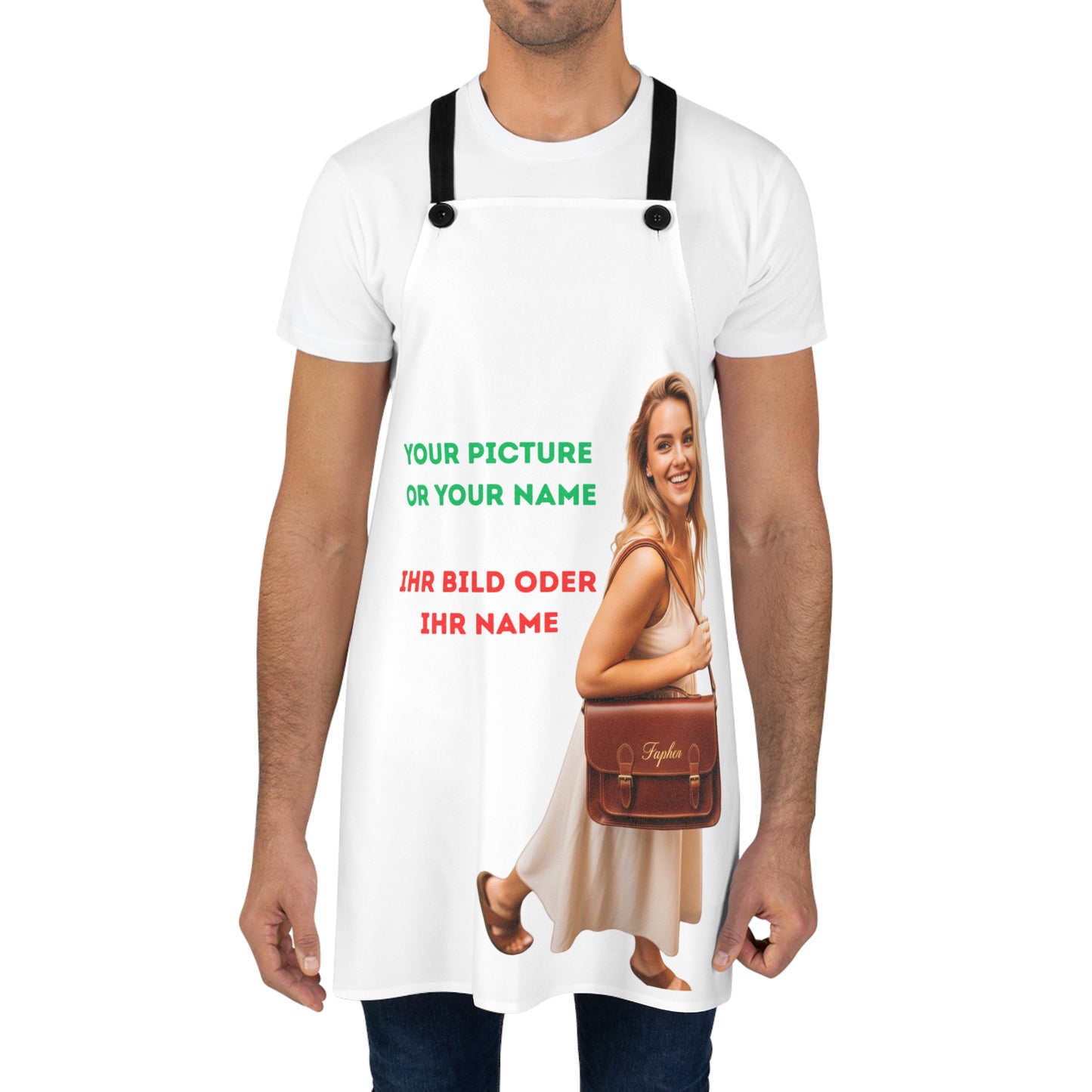 Anpassbare Foto Schürze für Kochkunst  Personalisiertes Küchengeschenk für Sie Ihn | Kochschürze mit Name | Einzigartiges Geschenk