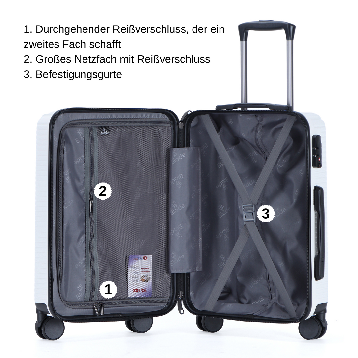 Blade Premium Hartschalenkoffer – M, L, XL & 3er Kofferset