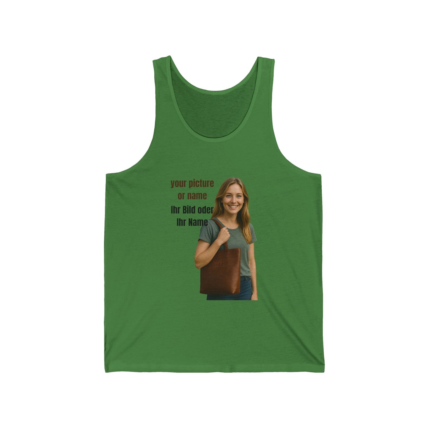 Anpassbares Unisex Jersey Tank  Personalisiertes Geschenk | Lässige Sommerkleidung | Geburtstagsgeschenk | Einzigartiger Stil