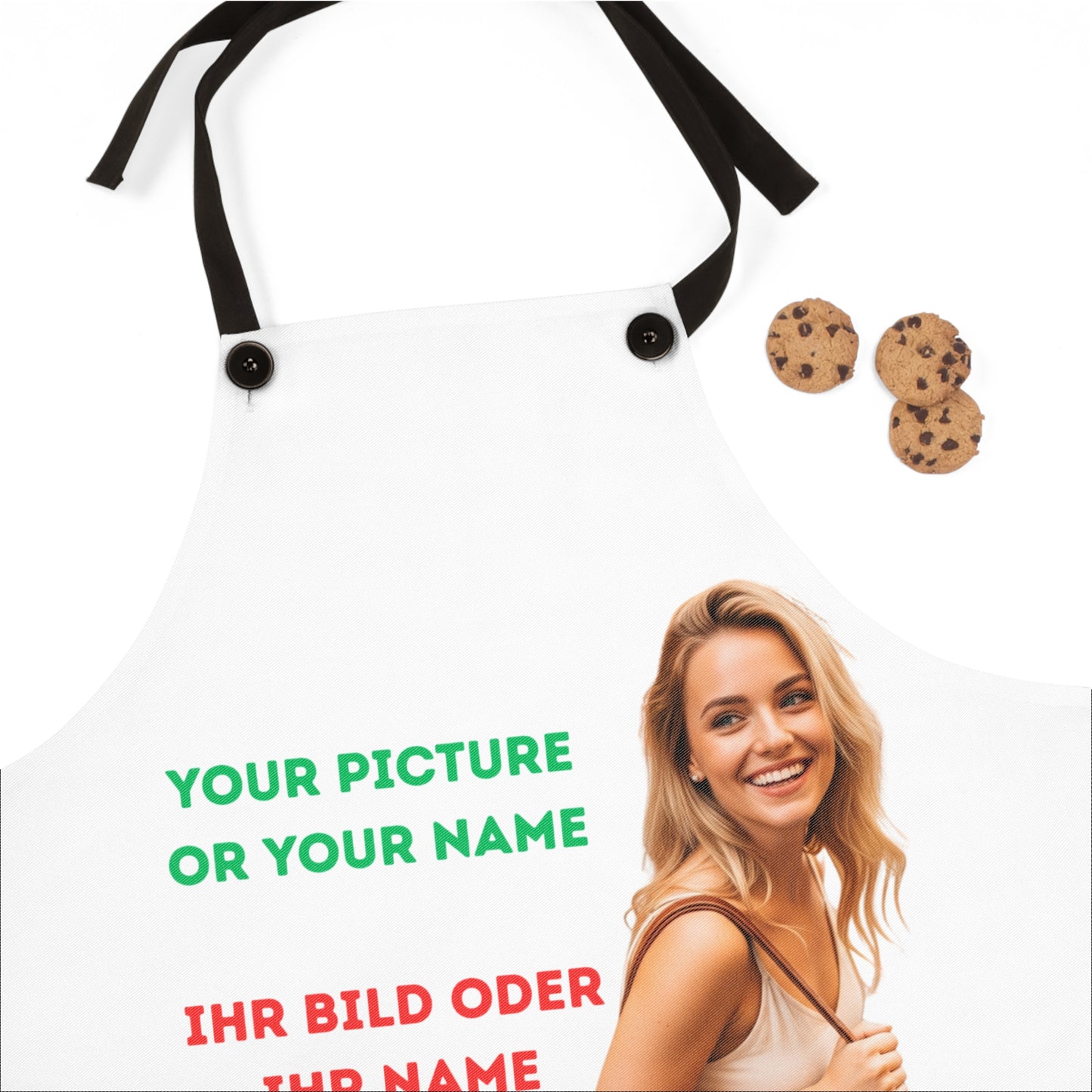 Anpassbare Foto Schürze für Kochkunst  Personalisiertes Küchengeschenk für Sie Ihn | Kochschürze mit Name | Einzigartiges Geschenk