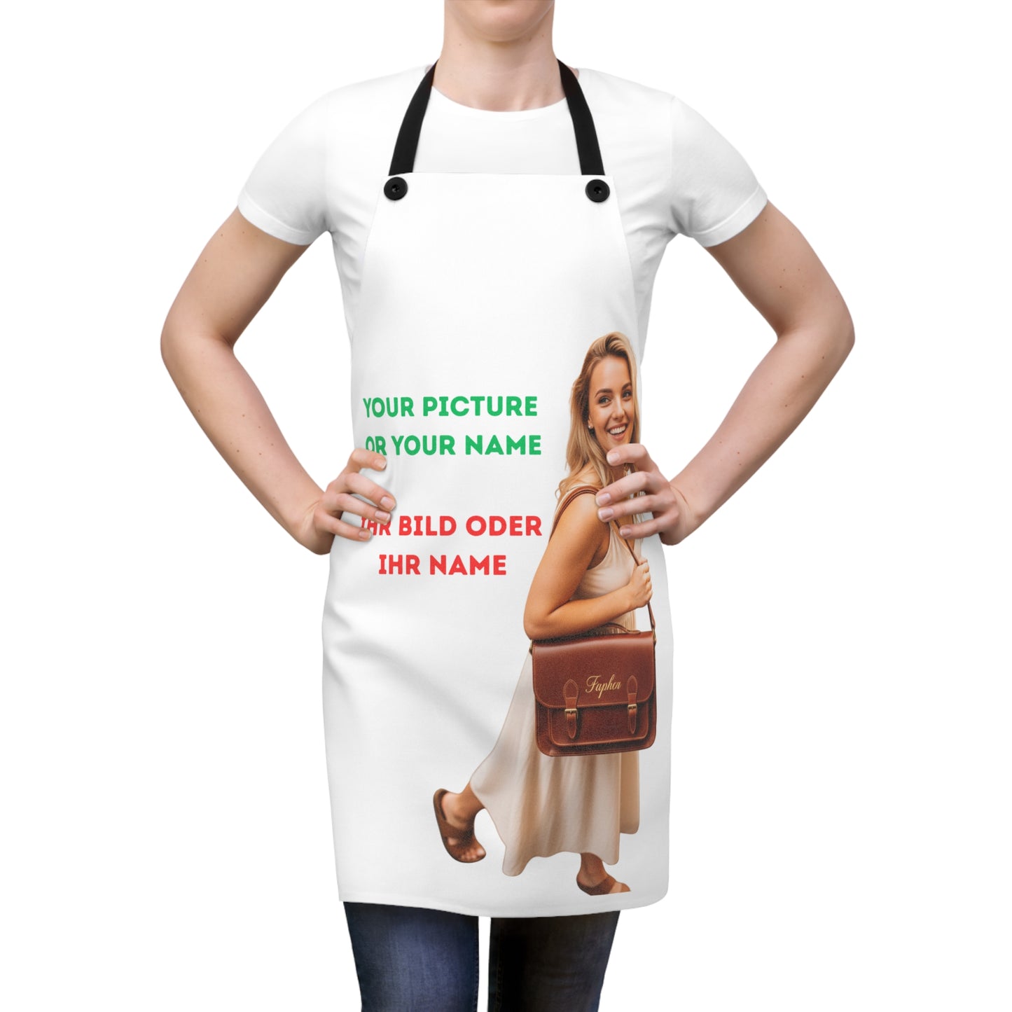 Anpassbare Foto Schürze für Kochkunst  Personalisiertes Küchengeschenk für Sie Ihn | Kochschürze mit Name | Einzigartiges Geschenk