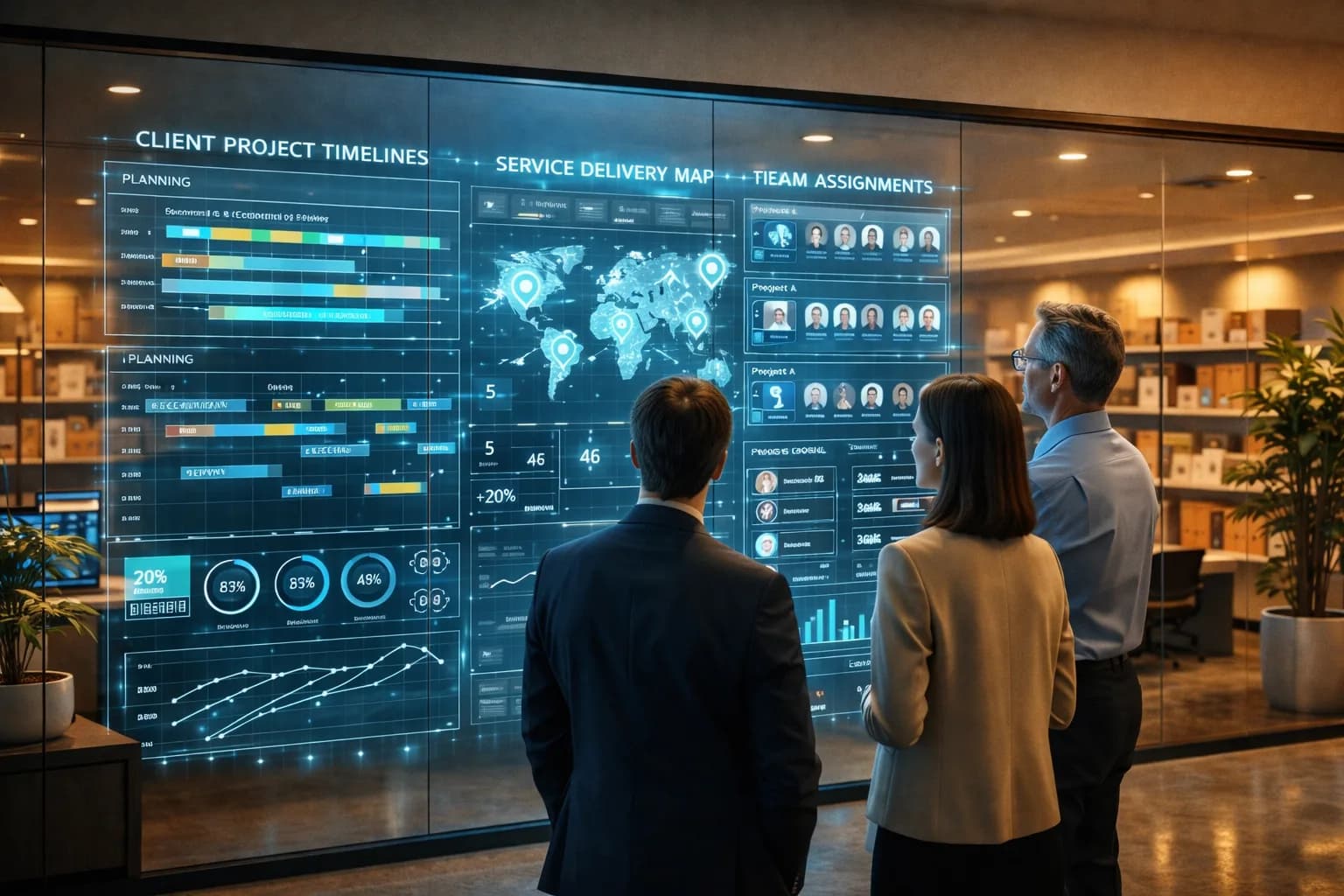 Dienstleistungsunternehmen digital transformieren