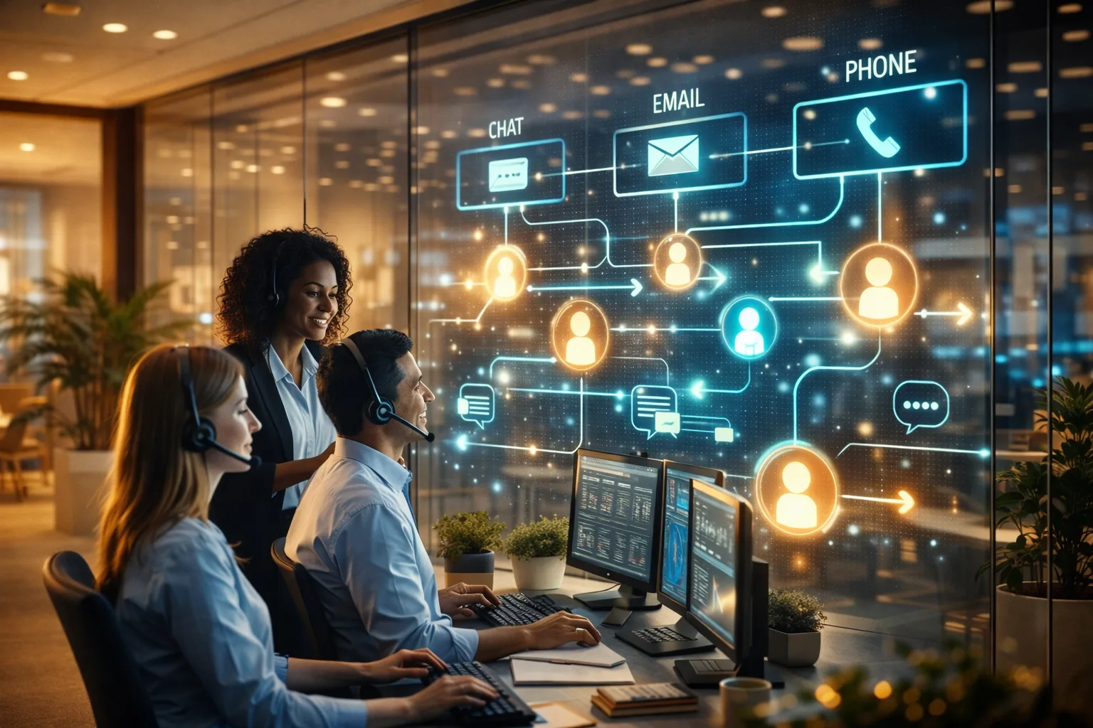 Professionelle Kundenkommunikation — automatisiert