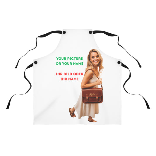 Anpassbare Foto Schürze für Kochkunst  Personalisiertes Küchengeschenk für Sie Ihn | Kochschürze mit Name | Einzigartiges Geschenk