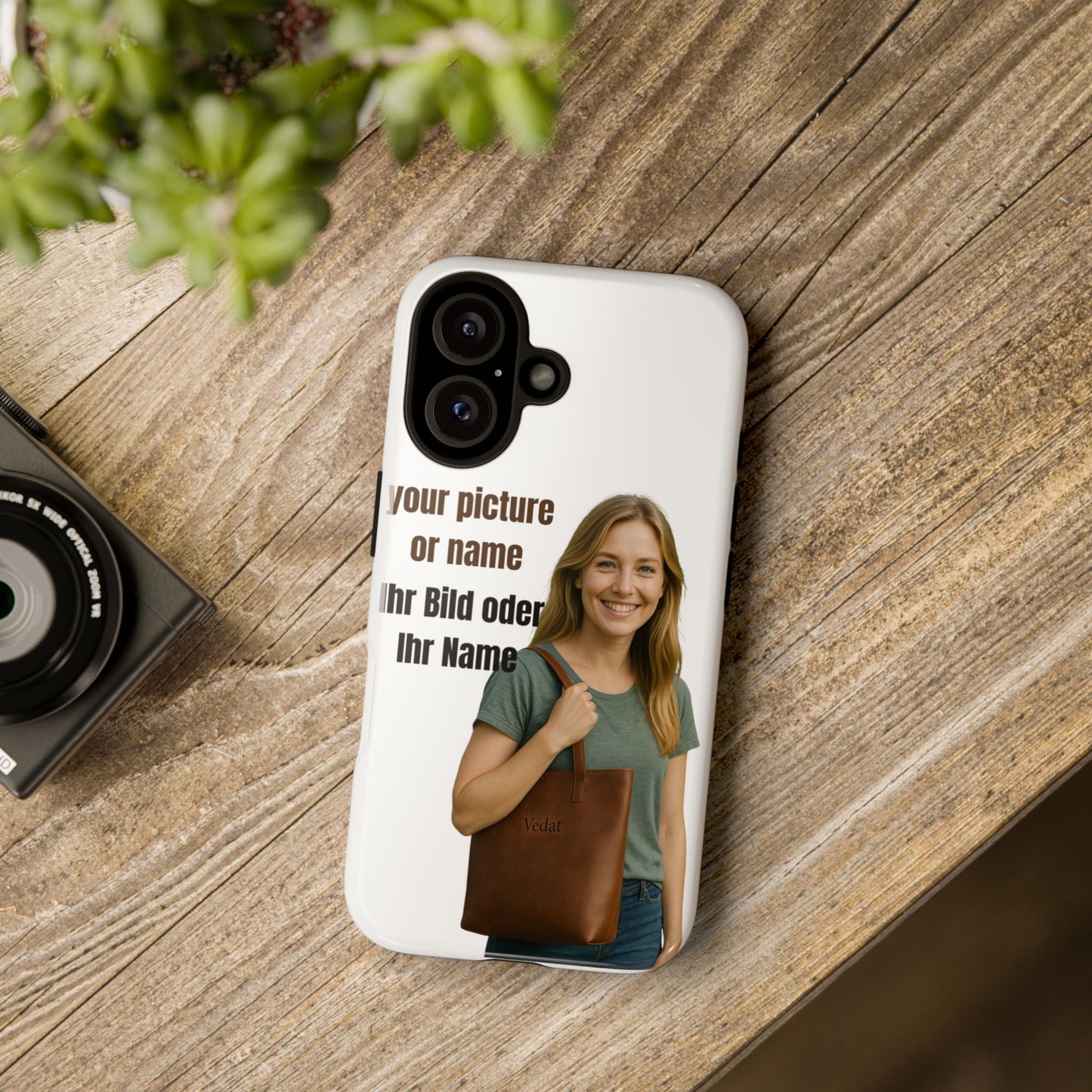Personalisierte Handyhülle  Benutzerdefinierter Name oder Bild für Dein Telefon | Robuste  Stilvolle Handyhülle | Geschenk für Sie & Ihn