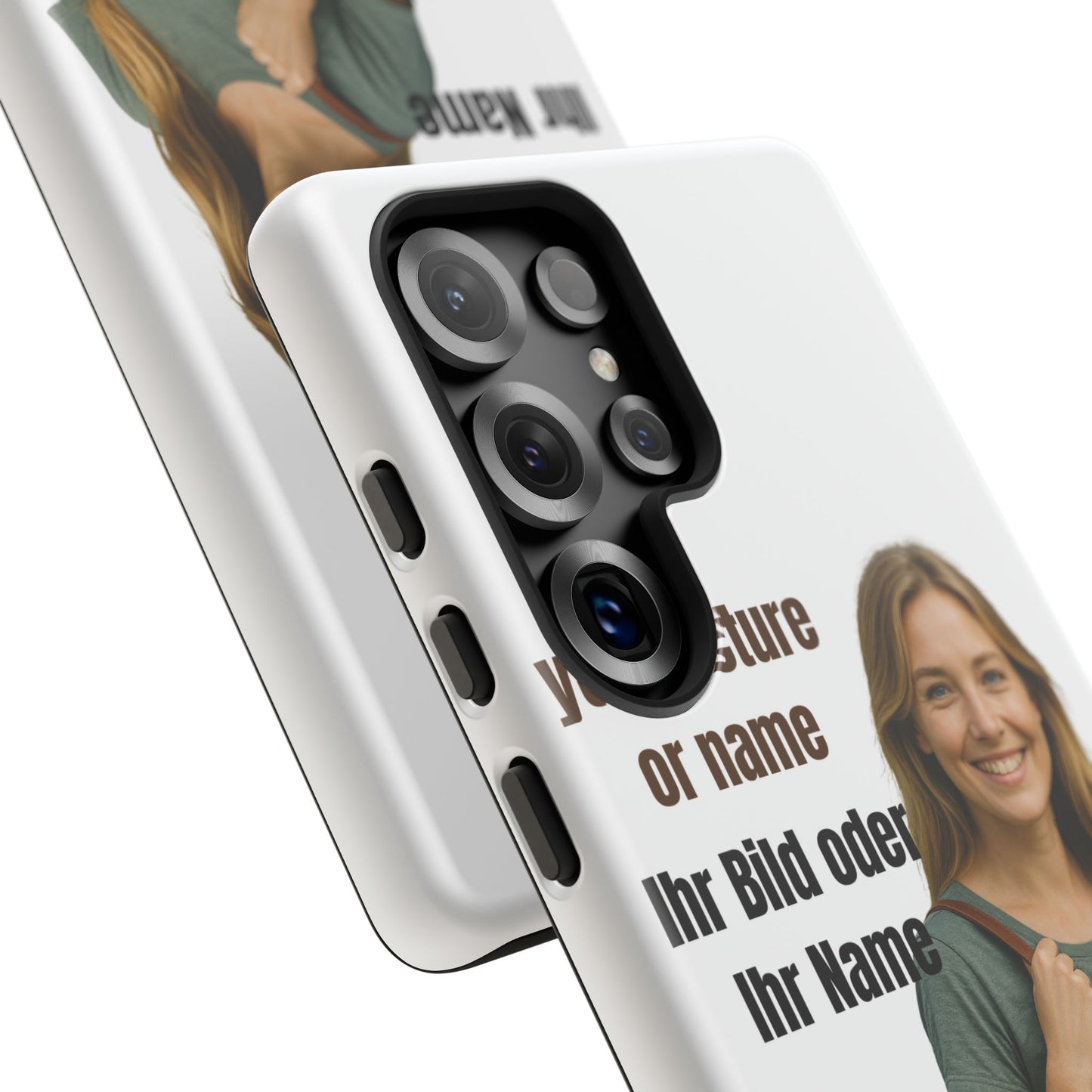 Personalisierte Handyhülle  Benutzerdefinierter Name oder Bild für Dein Telefon | Robuste  Stilvolle Handyhülle | Geschenk für Sie & Ihn