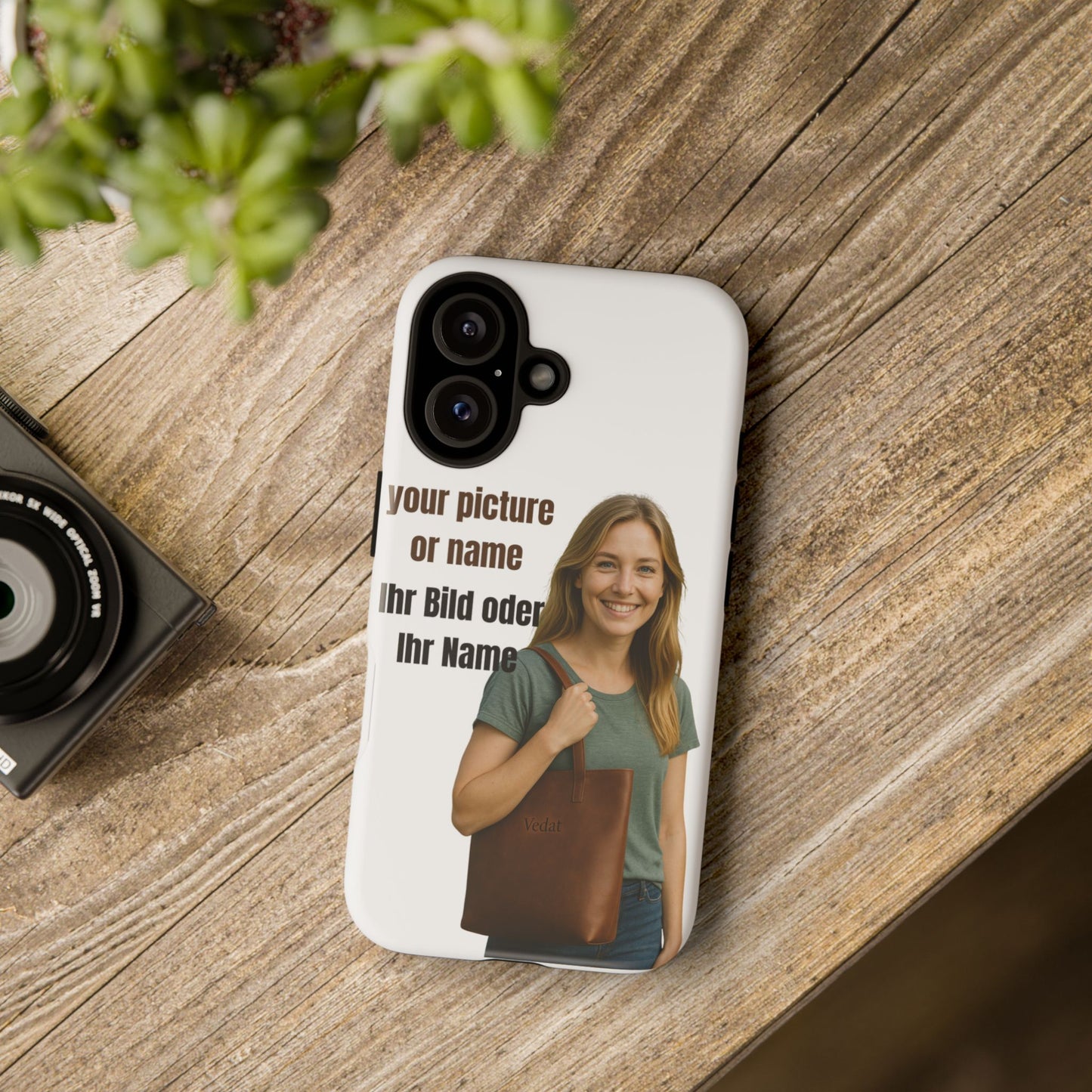Personalisierte Handyhülle  Benutzerdefinierter Name oder Bild für Dein Telefon | Robuste  Stilvolle Handyhülle | Geschenk für Sie & Ihn