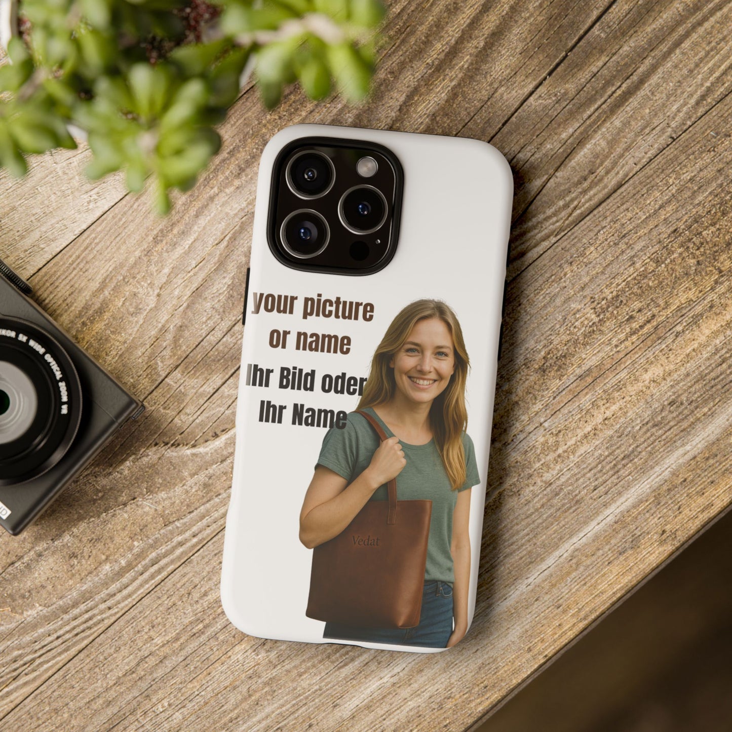 Personalisierte Handyhülle  Benutzerdefinierter Name oder Bild für Dein Telefon | Robuste  Stilvolle Handyhülle | Geschenk für Sie & Ihn
