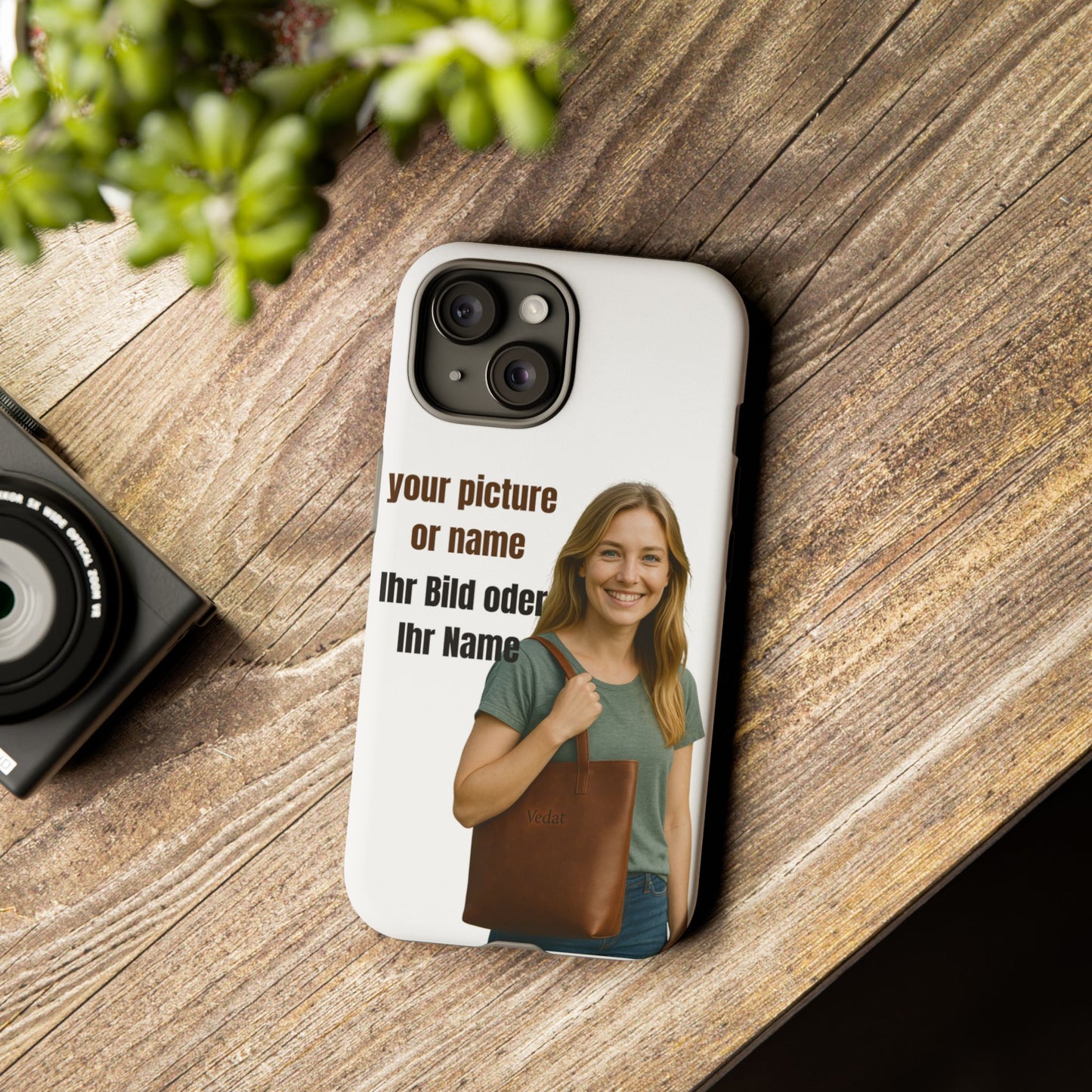 Personalisierte Handyhülle  Benutzerdefinierter Name oder Bild für Dein Telefon | Robuste  Stilvolle Handyhülle | Geschenk für Sie & Ihn