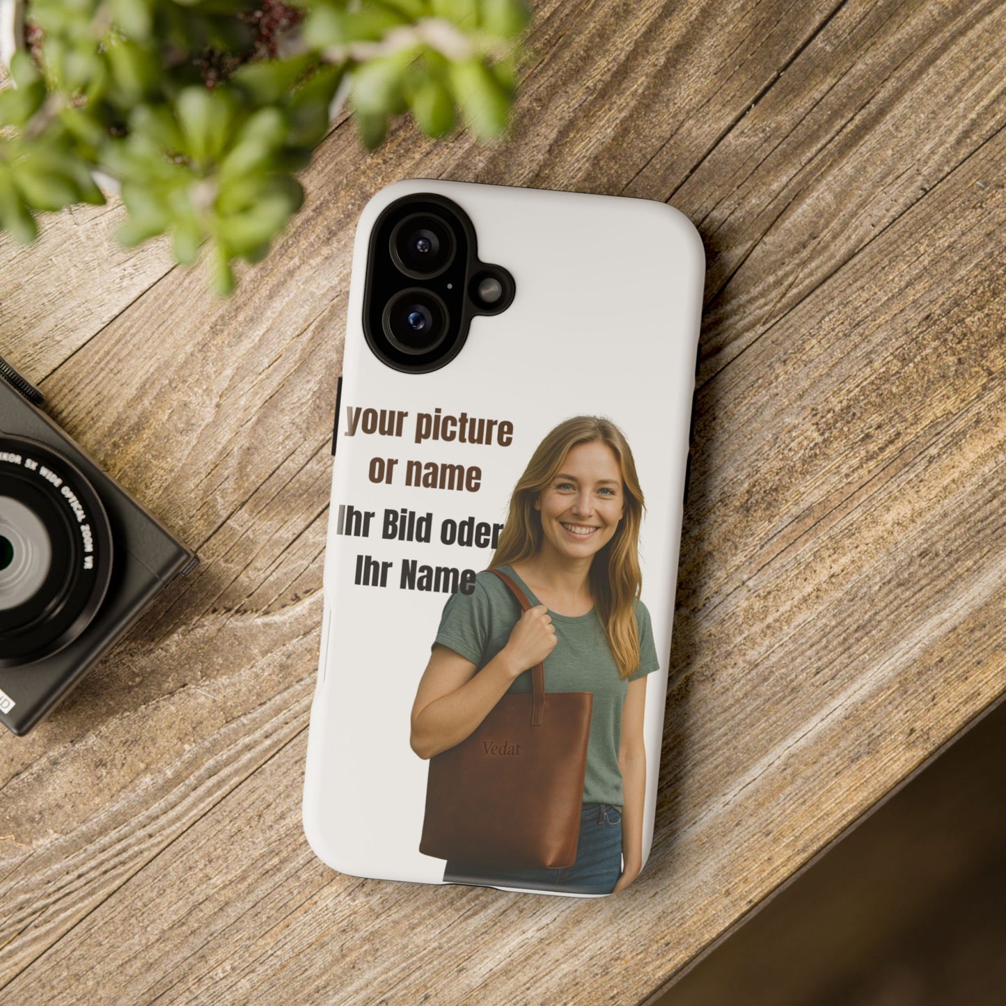 Personalisierte Handyhülle  Benutzerdefinierter Name oder Bild für Dein Telefon | Robuste  Stilvolle Handyhülle | Geschenk für Sie & Ihn