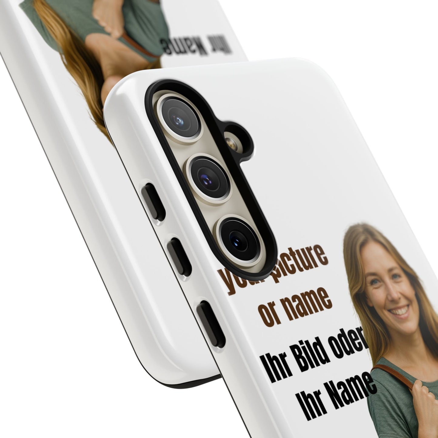 Personalisierte Handyhülle  Benutzerdefinierter Name oder Bild für Dein Telefon | Robuste  Stilvolle Handyhülle | Geschenk für Sie & Ihn