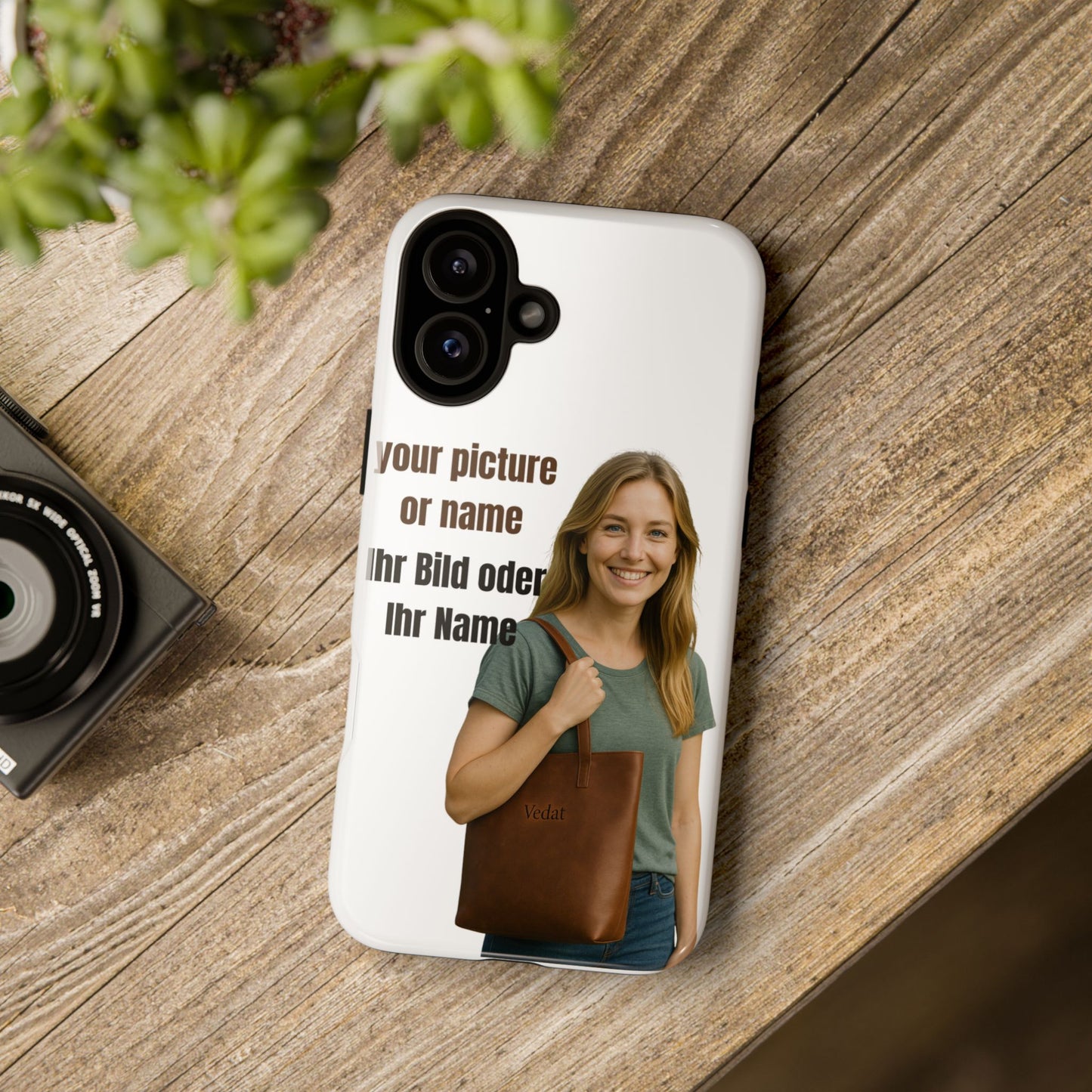 Personalisierte Handyhülle  Benutzerdefinierter Name oder Bild für Dein Telefon | Robuste  Stilvolle Handyhülle | Geschenk für Sie & Ihn