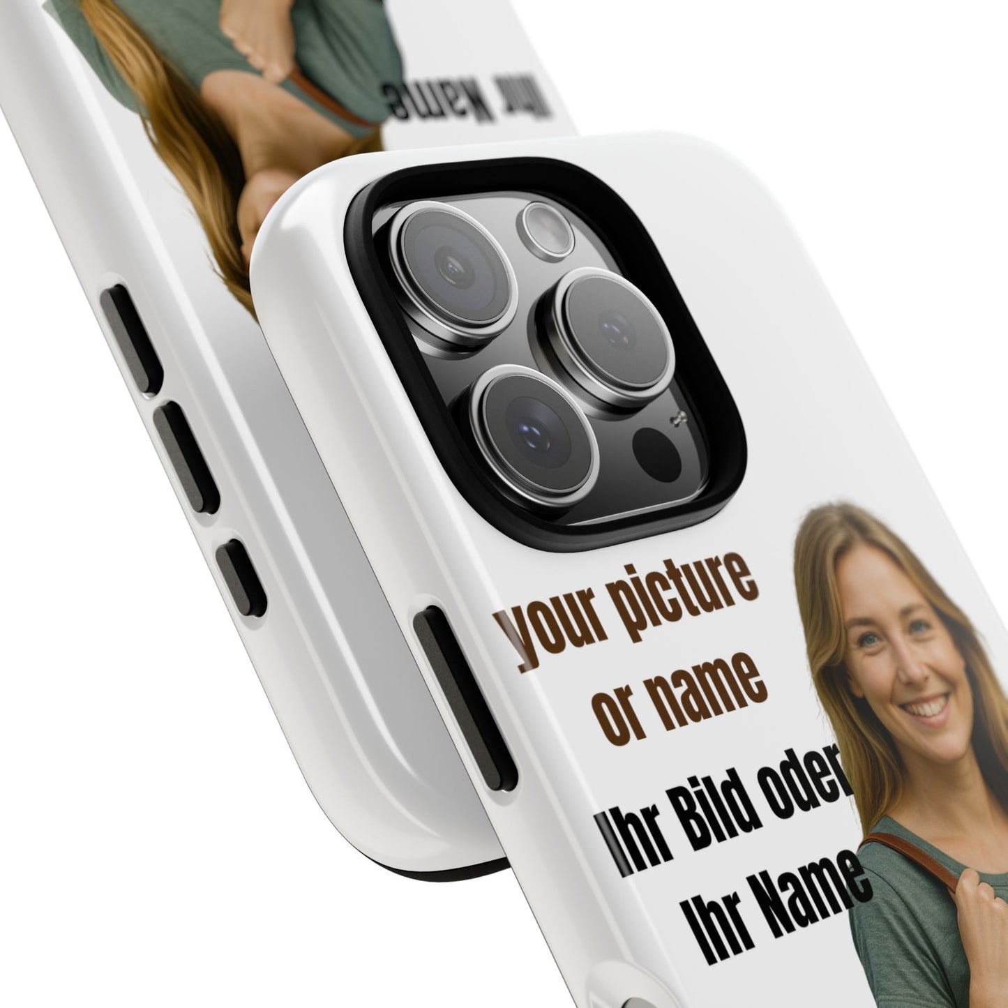 Personalisierte Handyhülle  Benutzerdefinierter Name oder Bild für Dein Telefon | Robuste  Stilvolle Handyhülle | Geschenk für Sie & Ihn