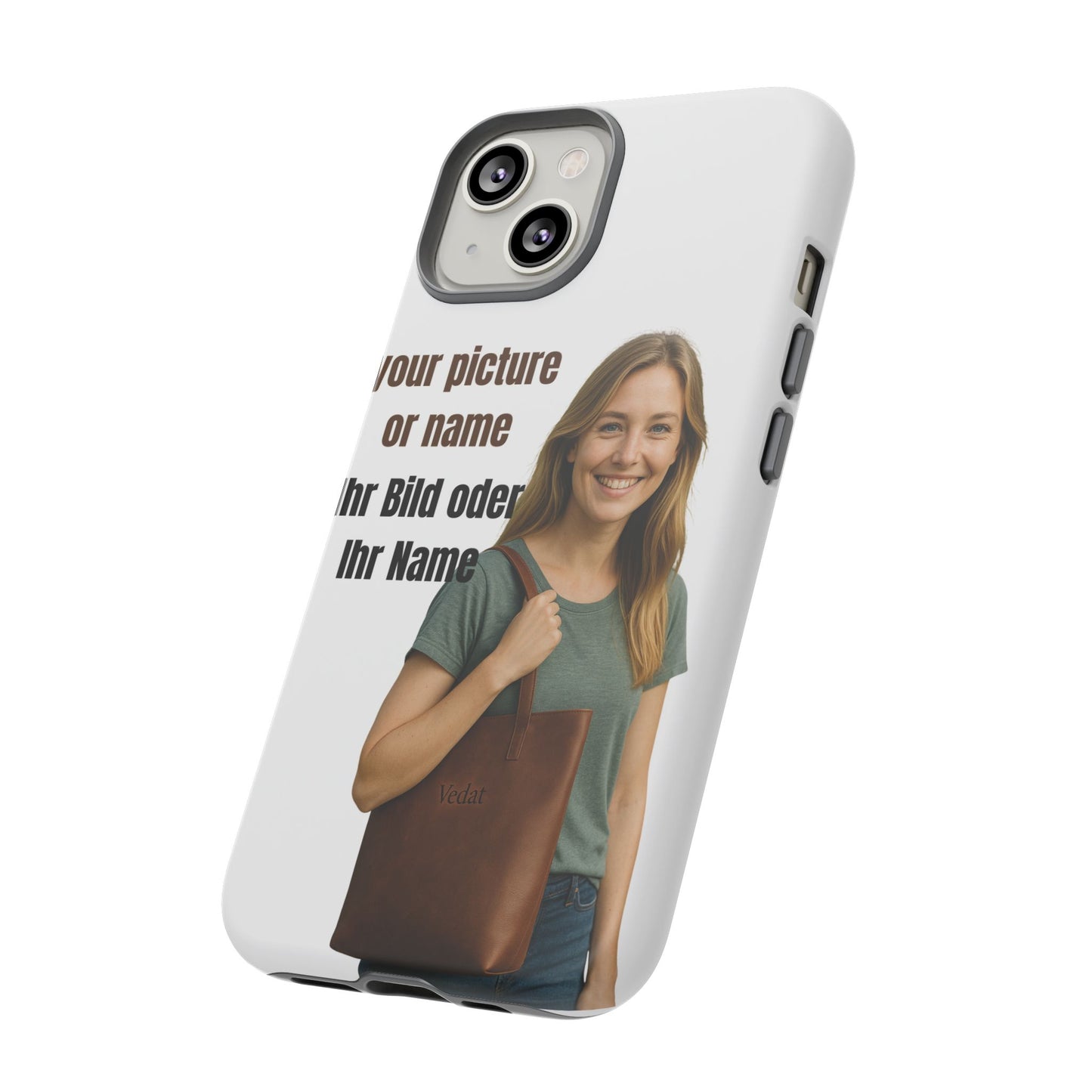 Personalisierte Handyhülle  Benutzerdefinierter Name oder Bild für Dein Telefon | Robuste  Stilvolle Handyhülle | Geschenk für Sie & Ihn