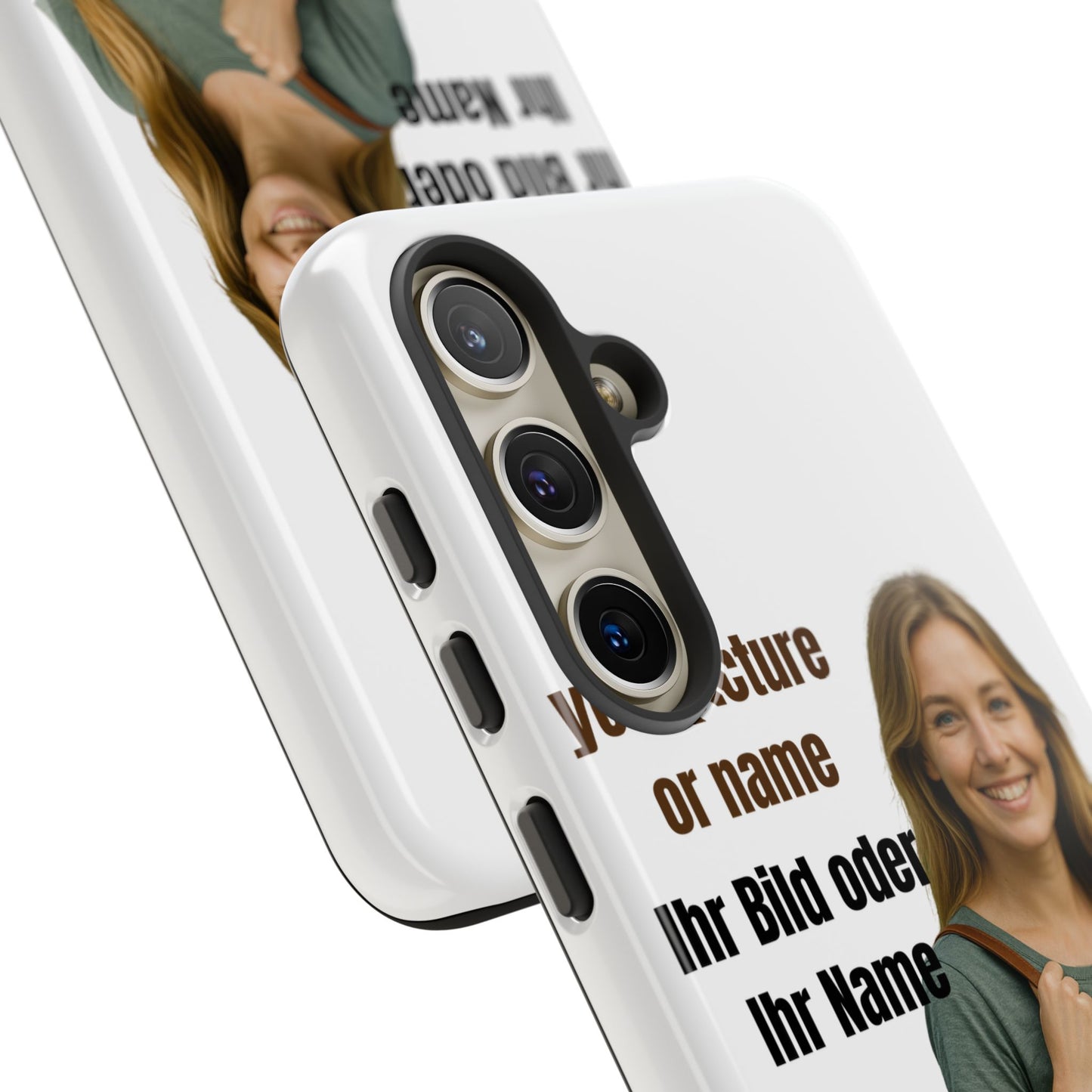 Personalisierte Handyhülle  Benutzerdefinierter Name oder Bild für Dein Telefon | Robuste  Stilvolle Handyhülle | Geschenk für Sie & Ihn