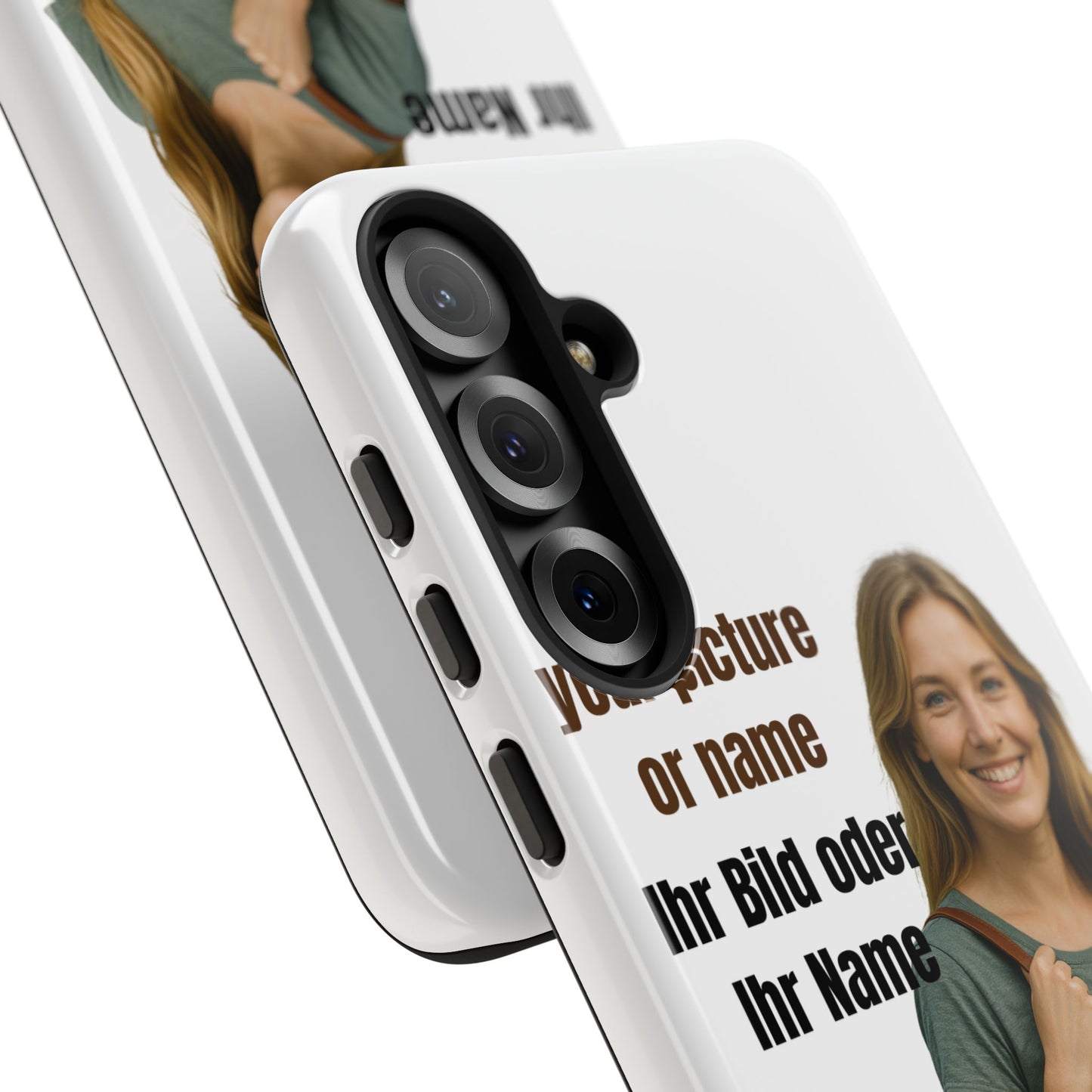 Personalisierte Handyhülle  Benutzerdefinierter Name oder Bild für Dein Telefon | Robuste  Stilvolle Handyhülle | Geschenk für Sie & Ihn