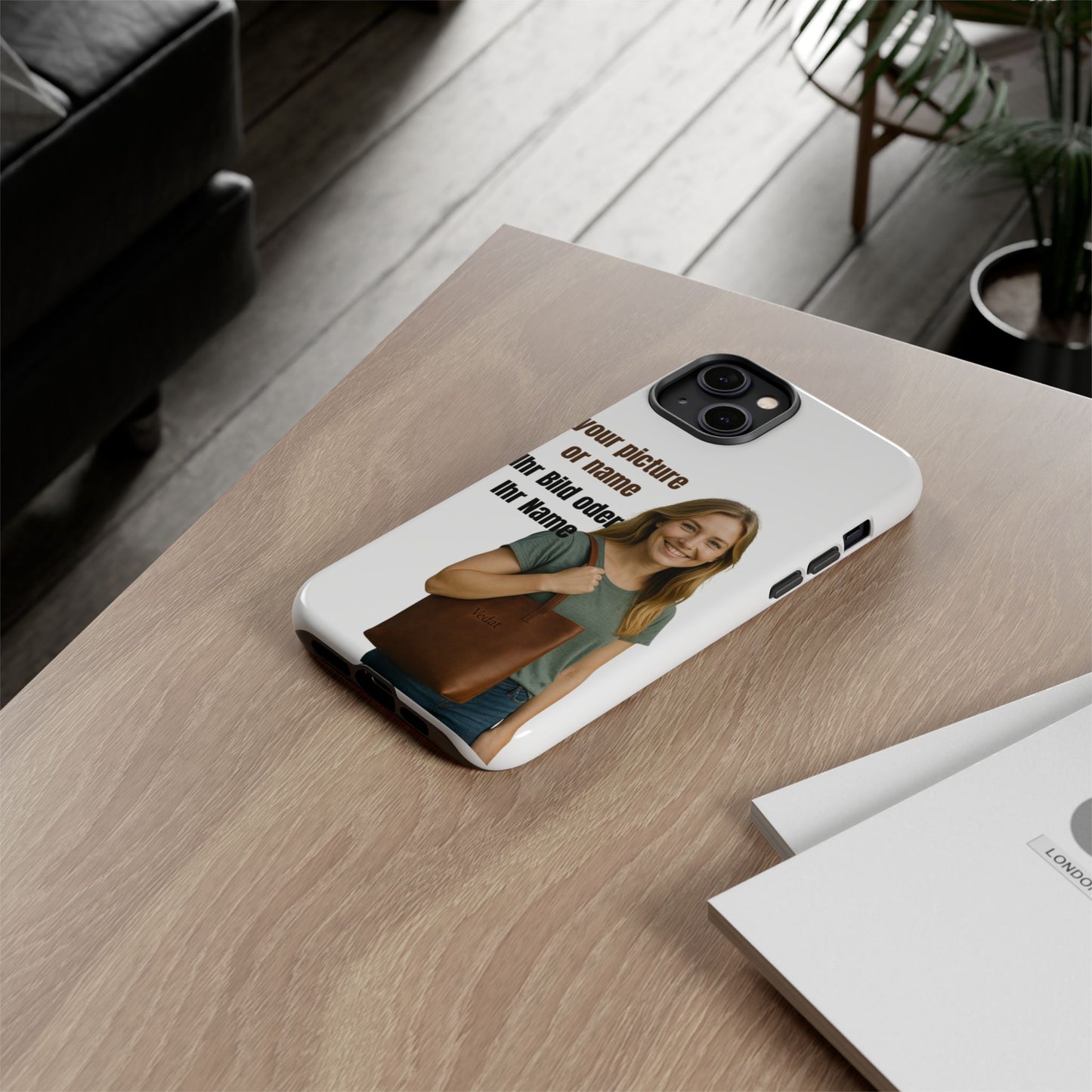 Personalisierte Handyhülle  Benutzerdefinierter Name oder Bild für Dein Telefon | Robuste  Stilvolle Handyhülle | Geschenk für Sie & Ihn