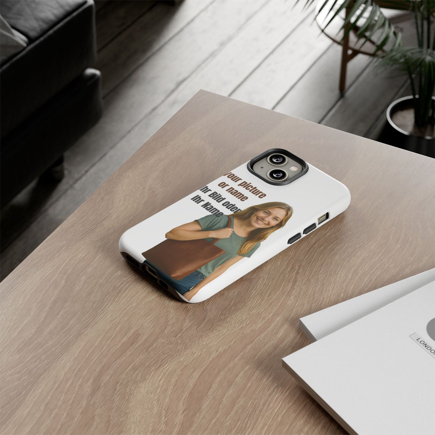 Personalisierte Handyhülle  Benutzerdefinierter Name oder Bild für Dein Telefon | Robuste  Stilvolle Handyhülle | Geschenk für Sie & Ihn