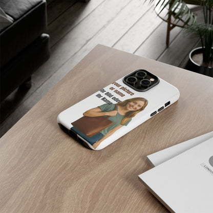 Personalisierte Handyhülle  Benutzerdefinierter Name oder Bild für Dein Telefon | Robuste  Stilvolle Handyhülle | Geschenk für Sie & Ihn