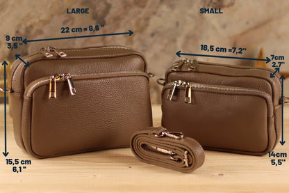 Crossbags für Frauen, Crossbody Bag Damen Breiter Gurt, Kleine Umhängetasche Damen, Bauchtasche Damen Breiter Gurt, Geschenk für frauen