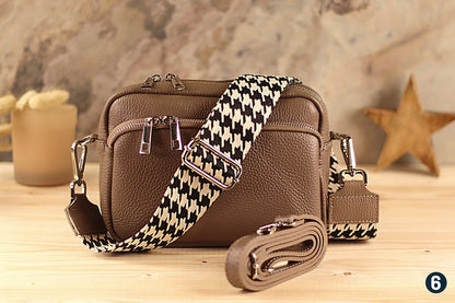 Crossbags für Frauen, Crossbody Bag Damen Breiter Gurt, Kleine Umhängetasche Damen, Bauchtasche Damen Breiter Gurt, Geschenk für frauen