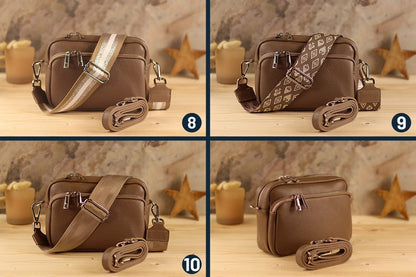 Crossbags für Frauen, Crossbody Bag Damen Breiter Gurt, Kleine Umhängetasche Damen, Bauchtasche Damen Breiter Gurt, Geschenk für frauen