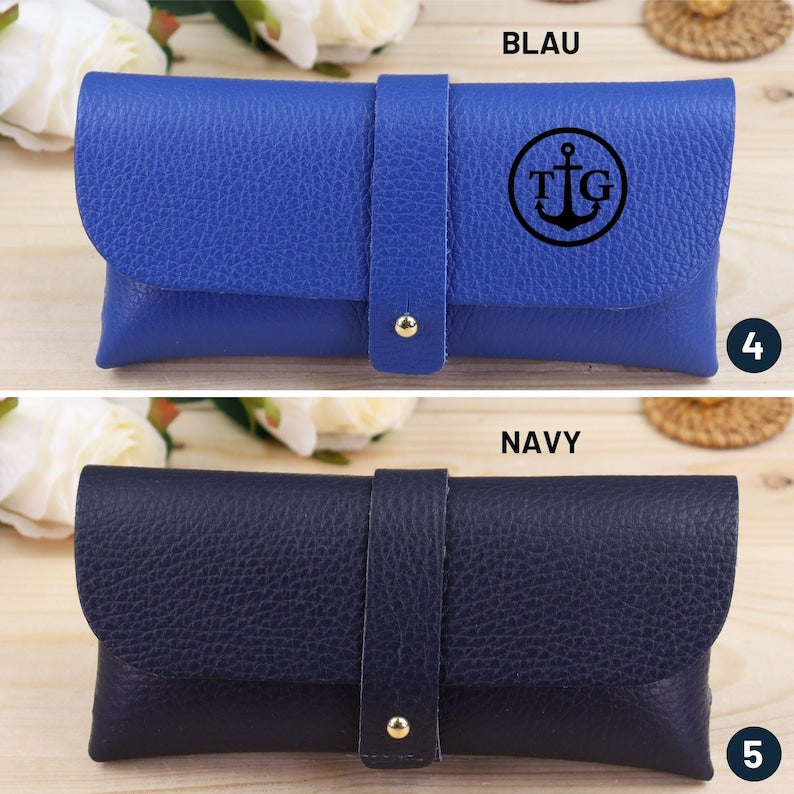 Brillenhalter aus Leder, Sonnenbrillenetui, Geschenk zum Valentinstag, Leder-Sonnenbrillenetui, Brillenetui, Brillenetui, Brillentasche