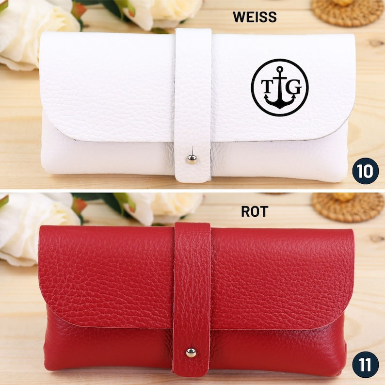 Brillenhalter aus Leder, Sonnenbrillenetui, Geschenk zum Valentinstag, Leder-Sonnenbrillenetui, Brillenetui, Brillenetui, Brillentasche