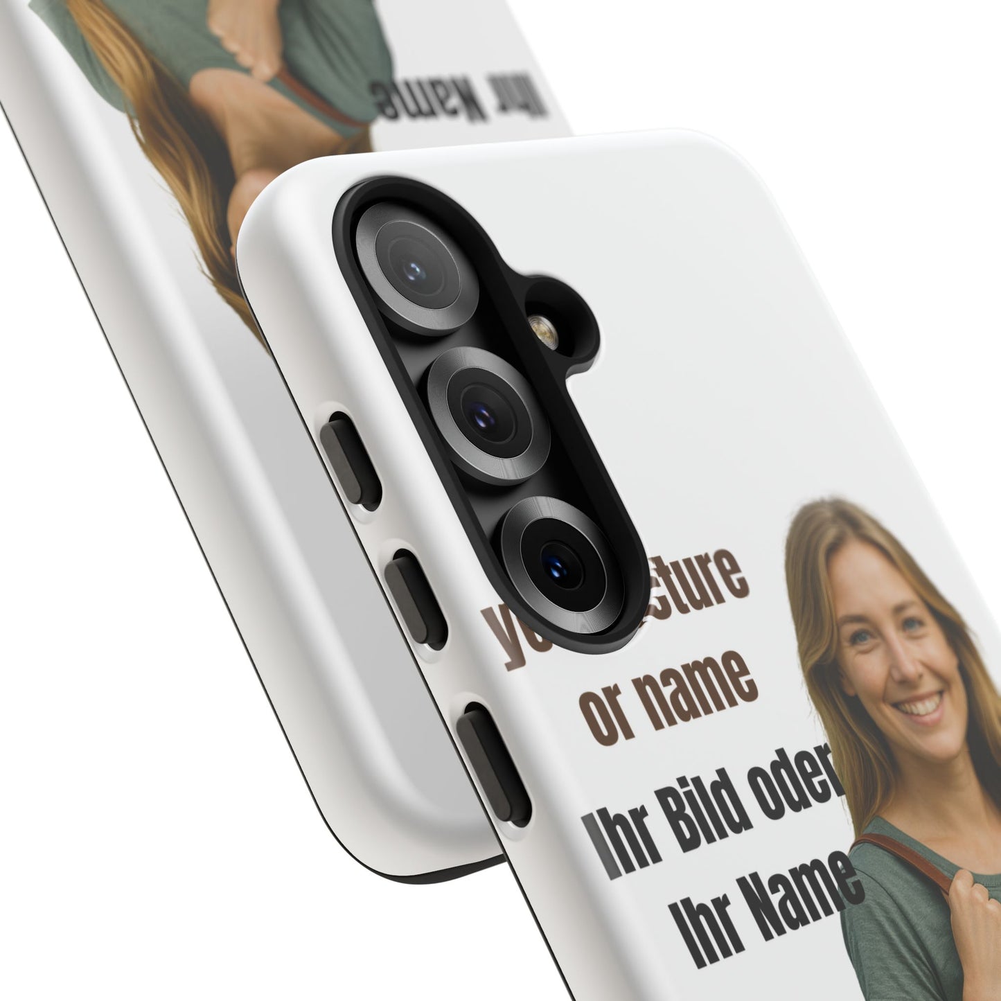 Personalisierte Handyhülle  Benutzerdefinierter Name oder Bild für Dein Telefon | Robuste  Stilvolle Handyhülle | Geschenk für Sie & Ihn