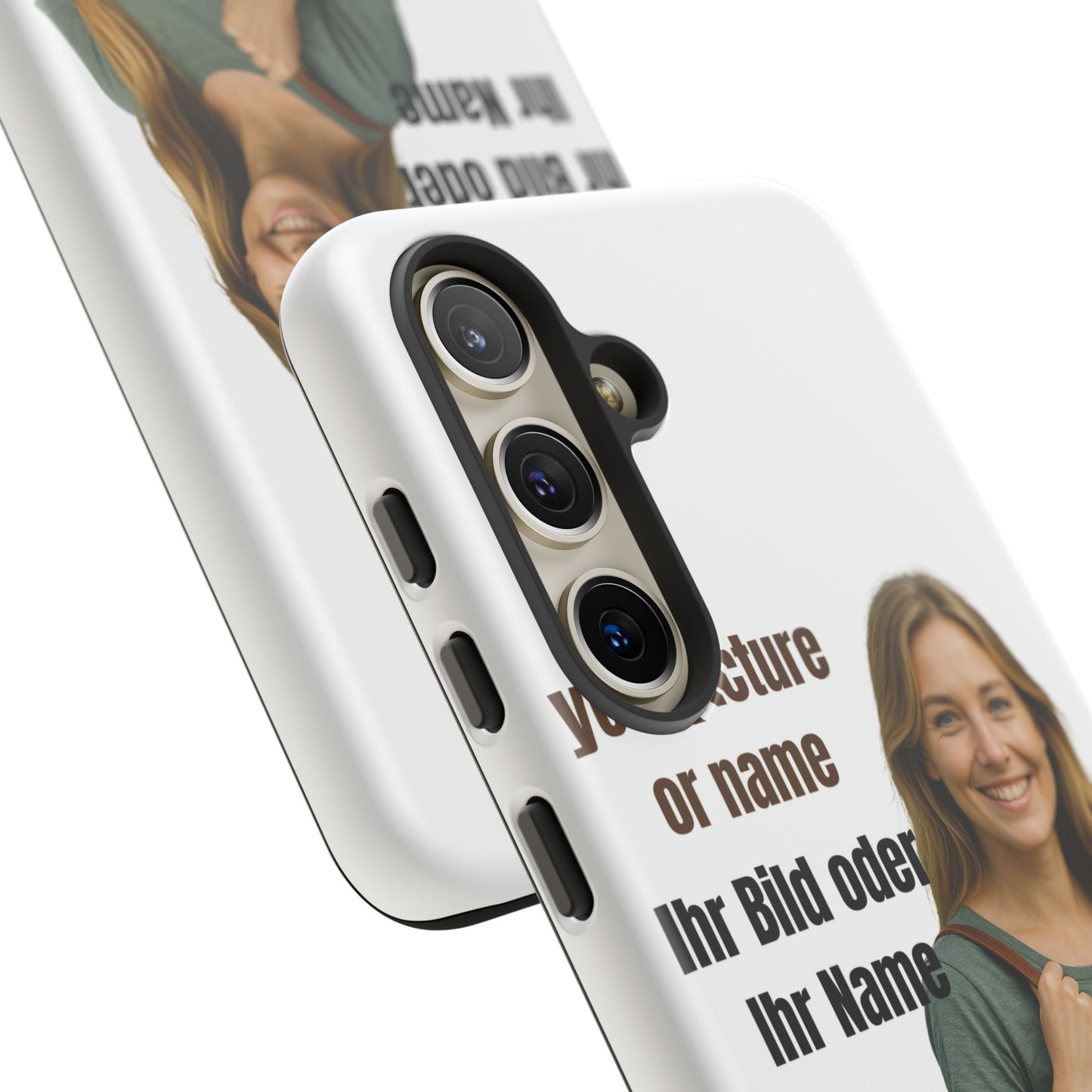 Personalisierte Handyhülle  Benutzerdefinierter Name oder Bild für Dein Telefon | Robuste  Stilvolle Handyhülle | Geschenk für Sie & Ihn