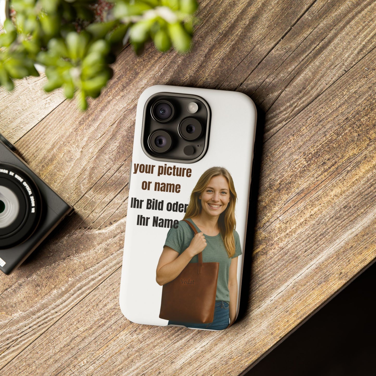 Personalisierte Handyhülle  Benutzerdefinierter Name oder Bild für Dein Telefon | Robuste  Stilvolle Handyhülle | Geschenk für Sie & Ihn