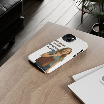 Personalisierte Handyhülle  Benutzerdefinierter Name oder Bild für Dein Telefon | Robuste  Stilvolle Handyhülle | Geschenk für Sie & Ihn