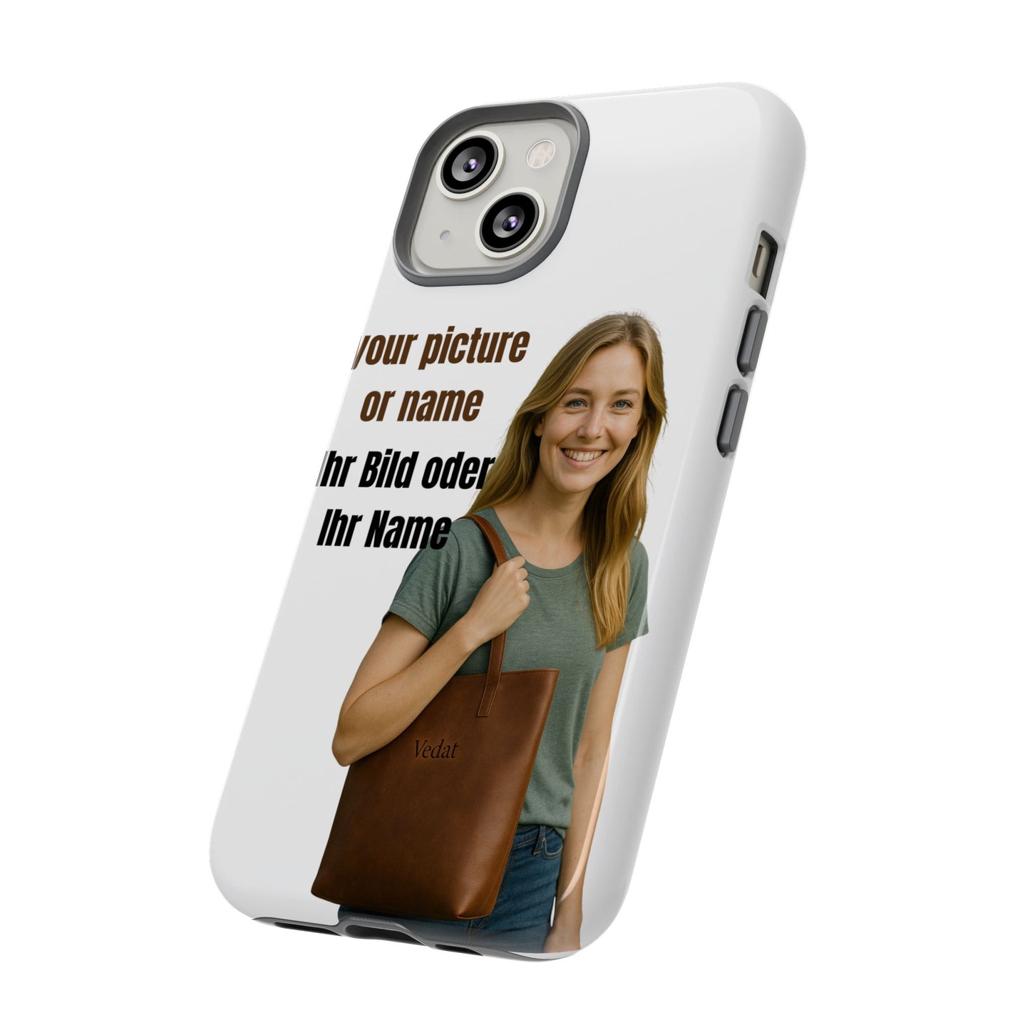 Personalisierte Handyhülle  Benutzerdefinierter Name oder Bild für Dein Telefon | Robuste  Stilvolle Handyhülle | Geschenk für Sie & Ihn