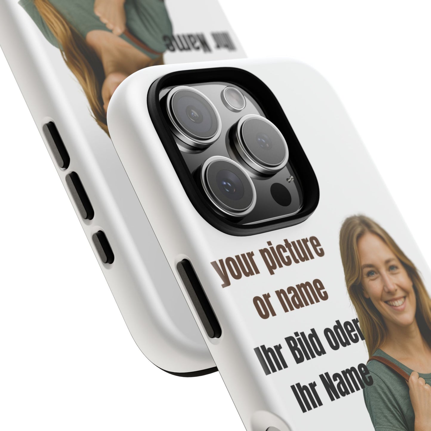 Personalisierte Handyhülle  Benutzerdefinierter Name oder Bild für Dein Telefon | Robuste  Stilvolle Handyhülle | Geschenk für Sie & Ihn