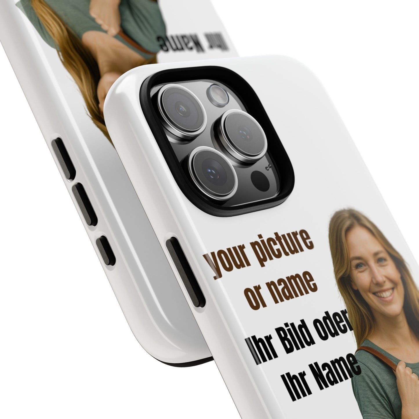 Personalisierte Handyhülle  Benutzerdefinierter Name oder Bild für Dein Telefon | Robuste  Stilvolle Handyhülle | Geschenk für Sie & Ihn
