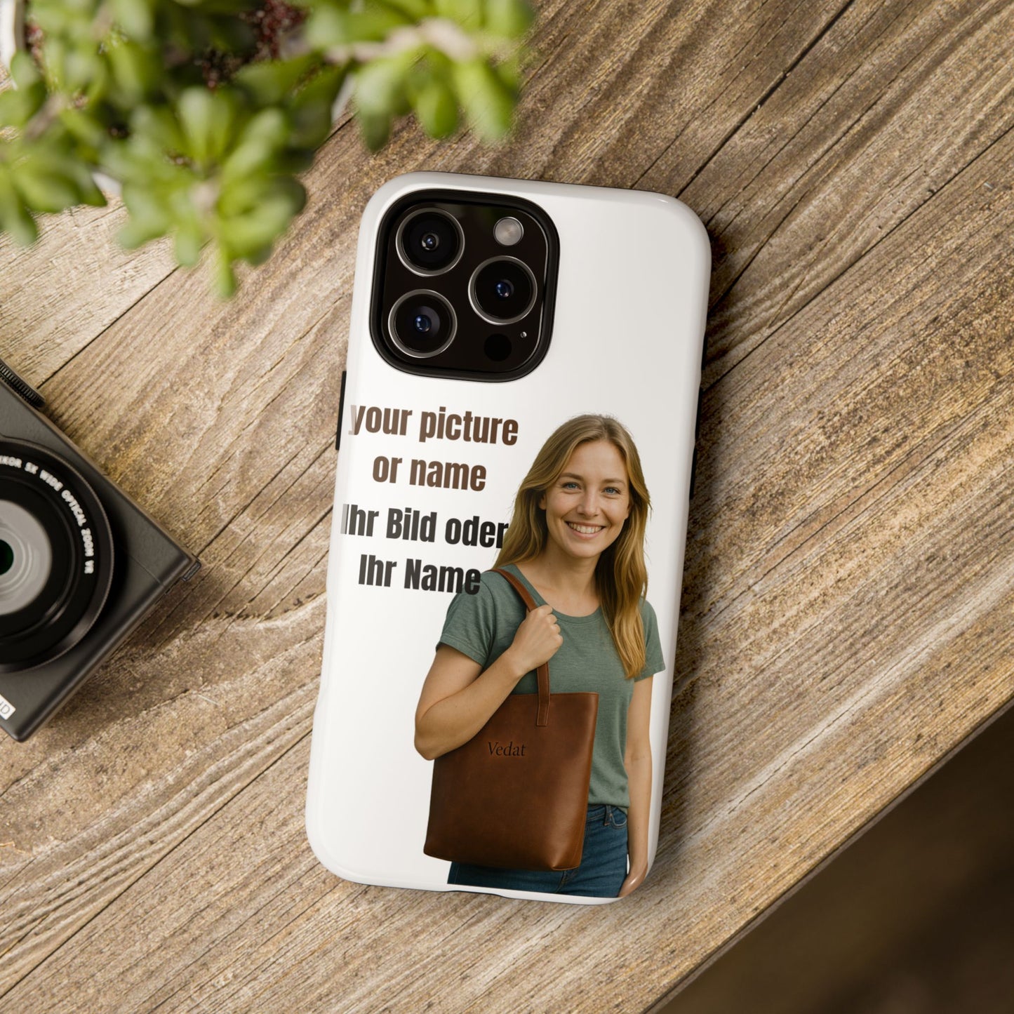 Personalisierte Handyhülle  Benutzerdefinierter Name oder Bild für Dein Telefon | Robuste  Stilvolle Handyhülle | Geschenk für Sie & Ihn