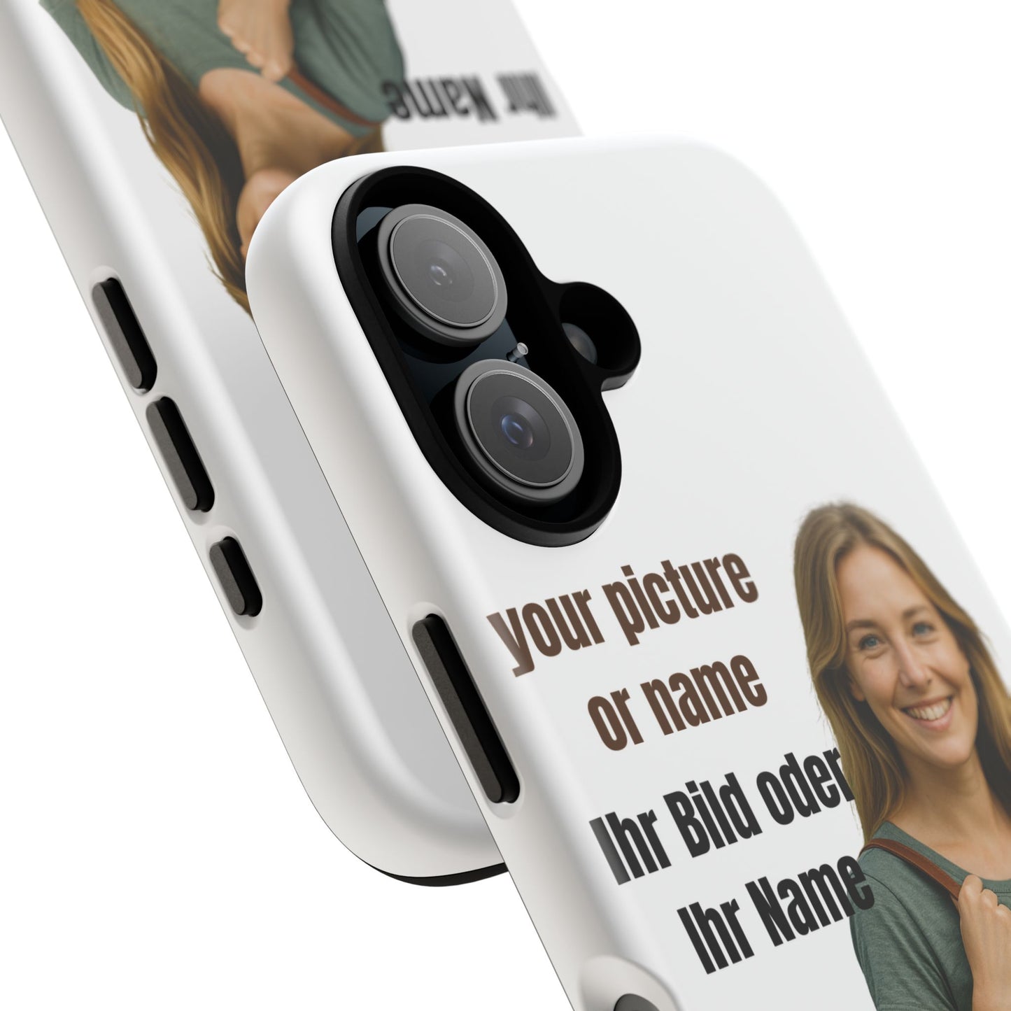 Personalisierte Handyhülle  Benutzerdefinierter Name oder Bild für Dein Telefon | Robuste  Stilvolle Handyhülle | Geschenk für Sie & Ihn