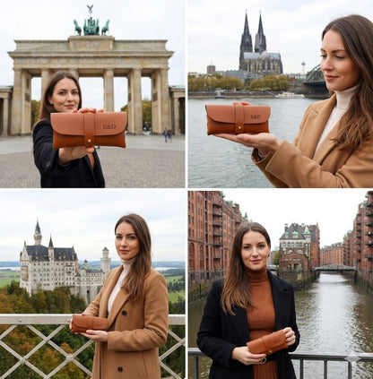 Brillenhalter aus Leder, Sonnenbrillenetui, Geschenk zum Valentinstag, Leder-Sonnenbrillenetui, Brillenetui, Brillenetui, Brillentasche