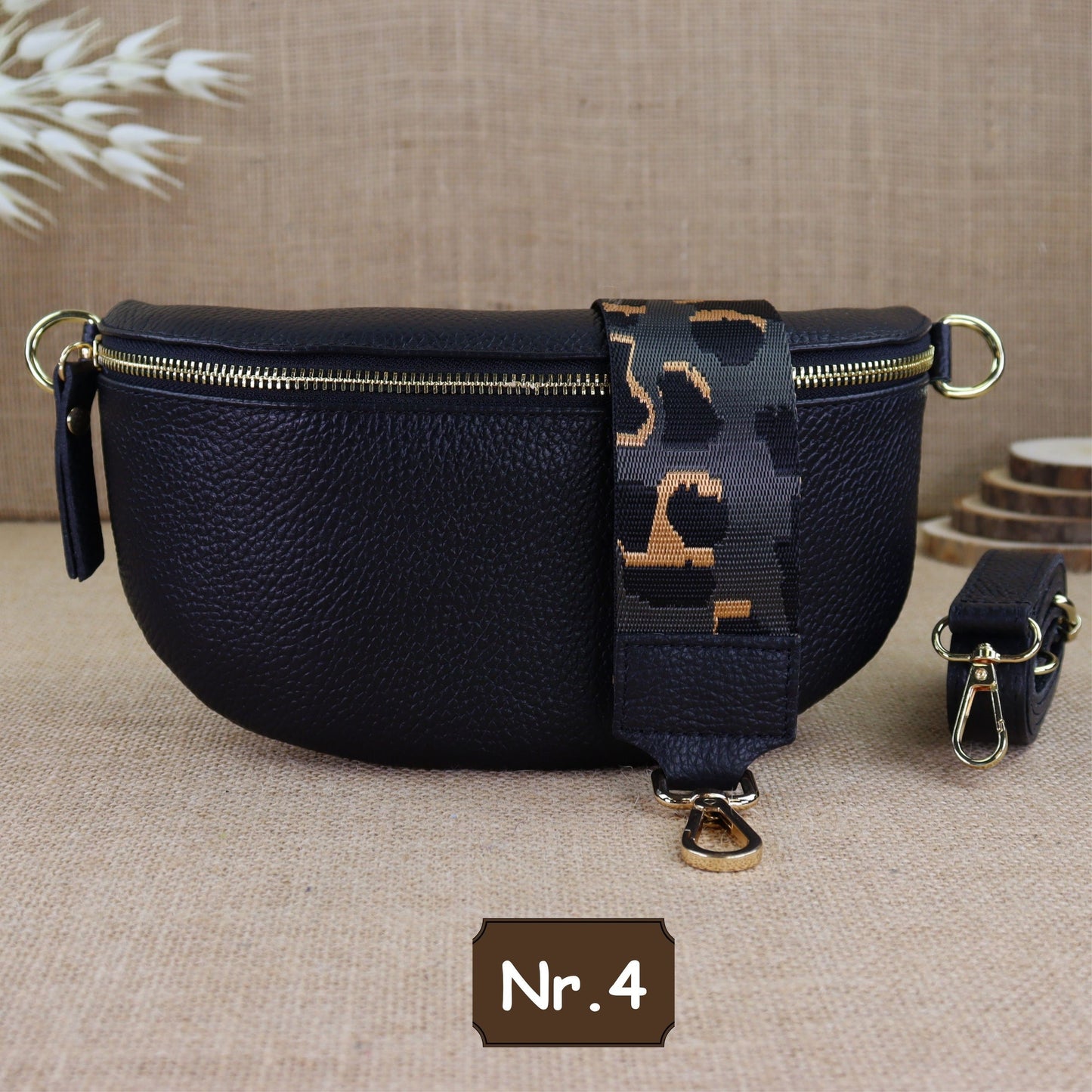 Elena - Gold Schwarz