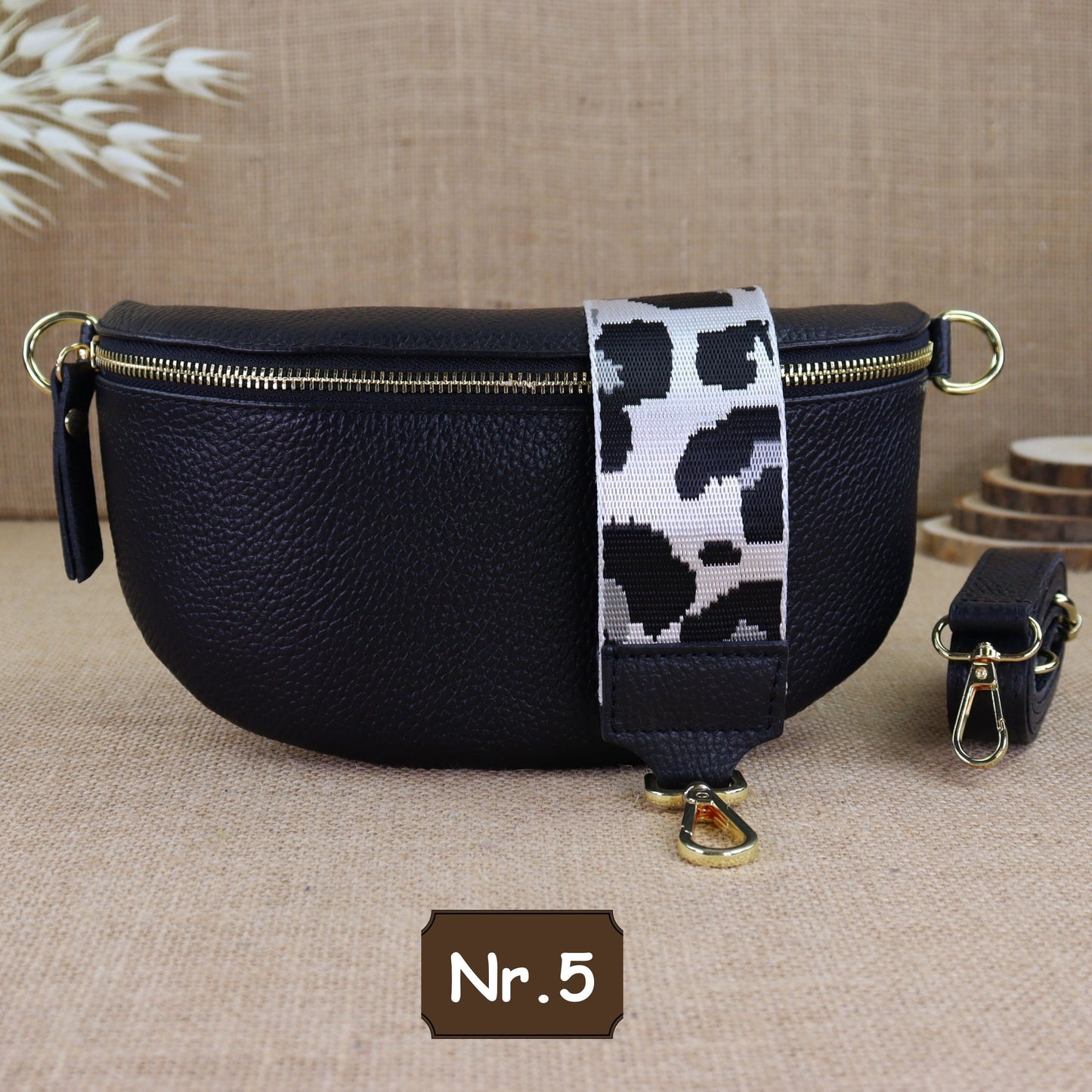 Elena - Gold Schwarz