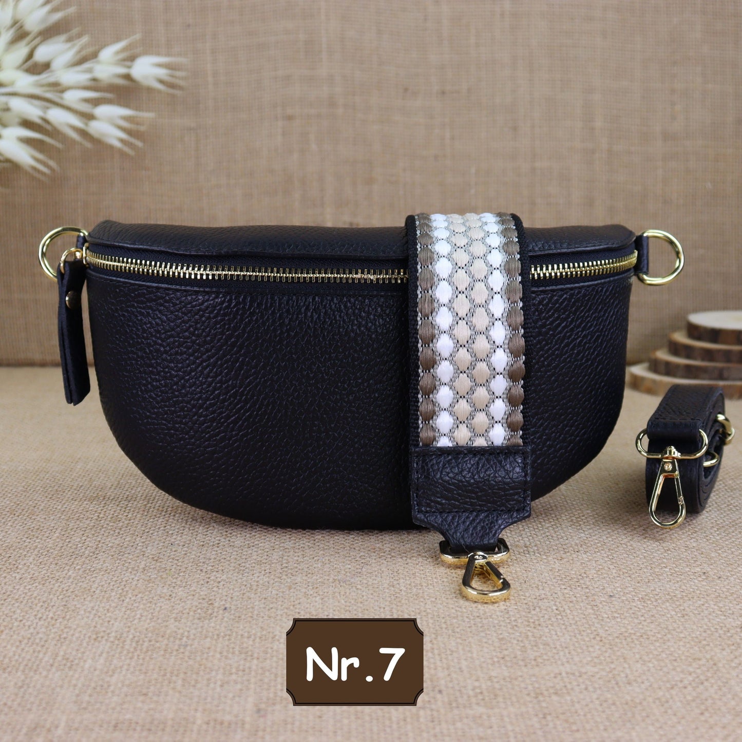 Elena - Gold Schwarz