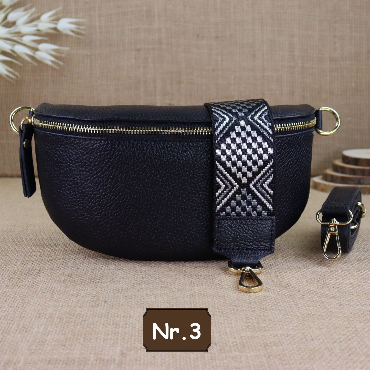 Elena - Gold Schwarz