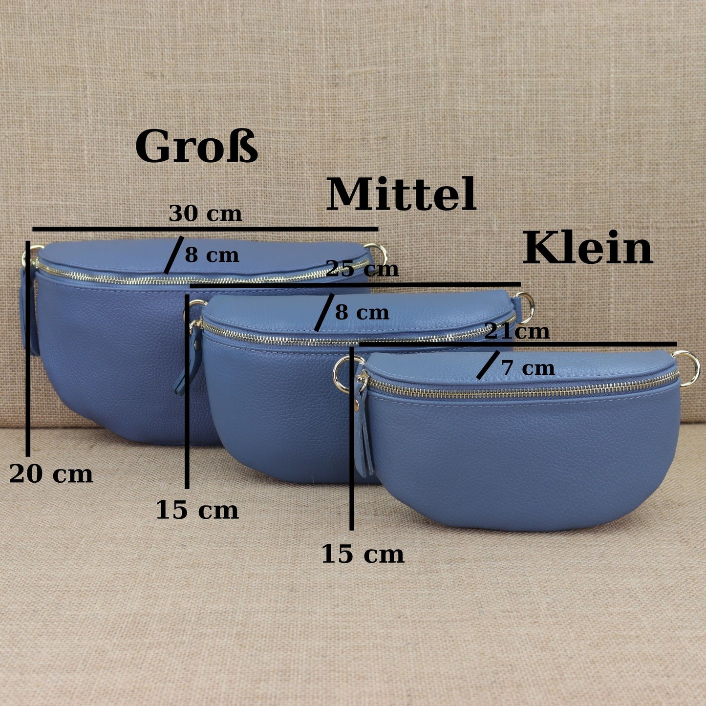 Elena - Gold Blau Jeans