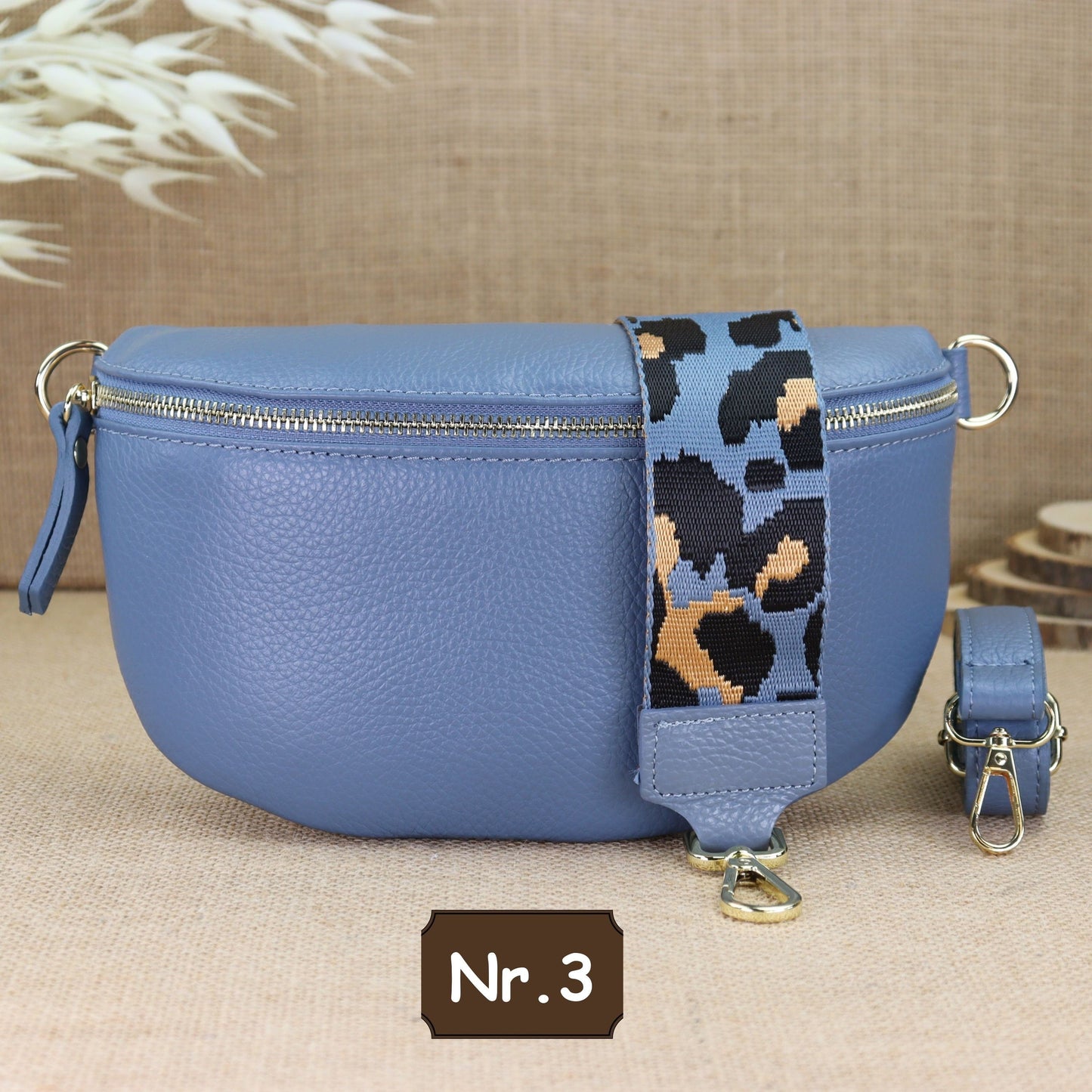 Elena - Gold Blau Jeans