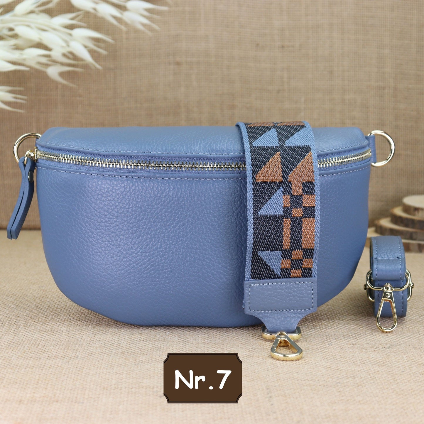 Elena - Gold Blau Jeans