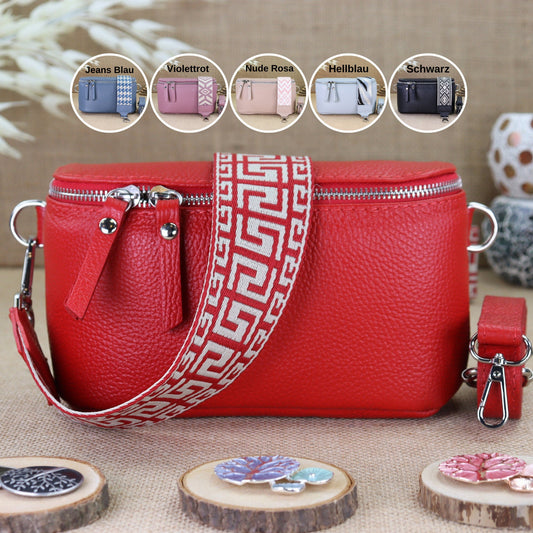 Bellezza Leder Tasche Winter