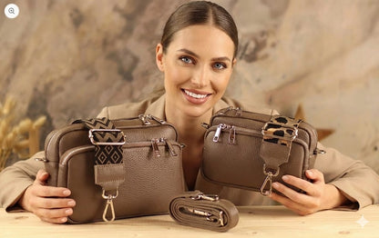 Crossbags für Frauen, Crossbody Bag Damen Breiter Gurt, Kleine Umhängetasche Damen, Bauchtasche Damen Breiter Gurt, Geschenk für frauen